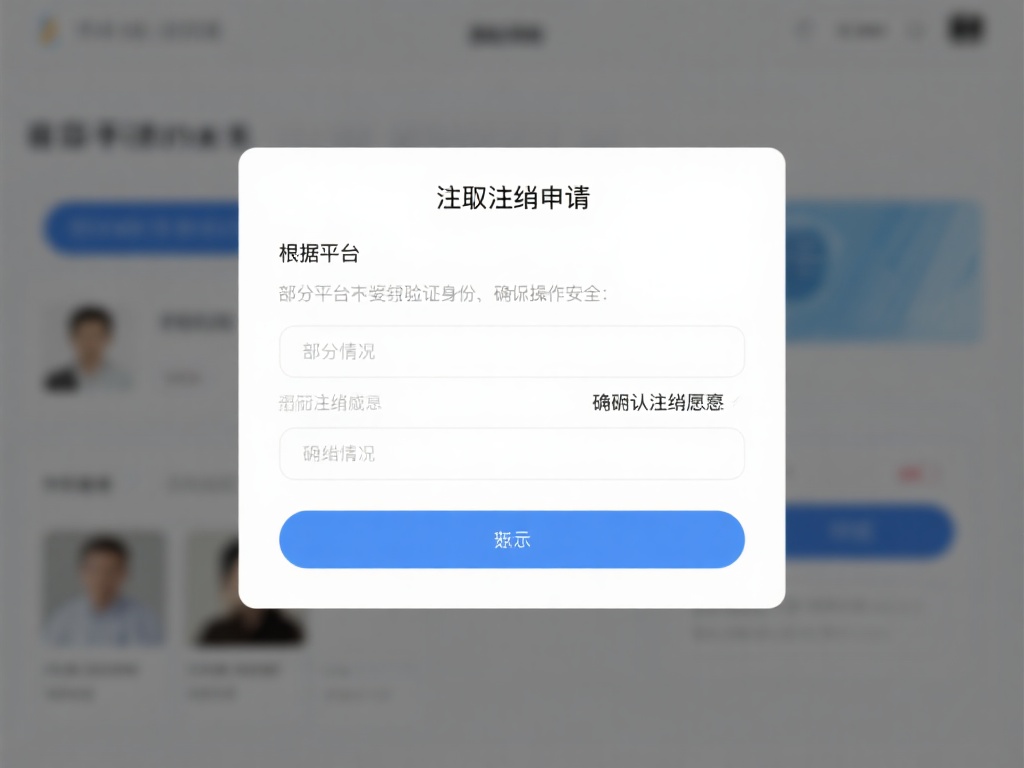 提交注销申请：根据平台提示，填写相关信息或确认注销