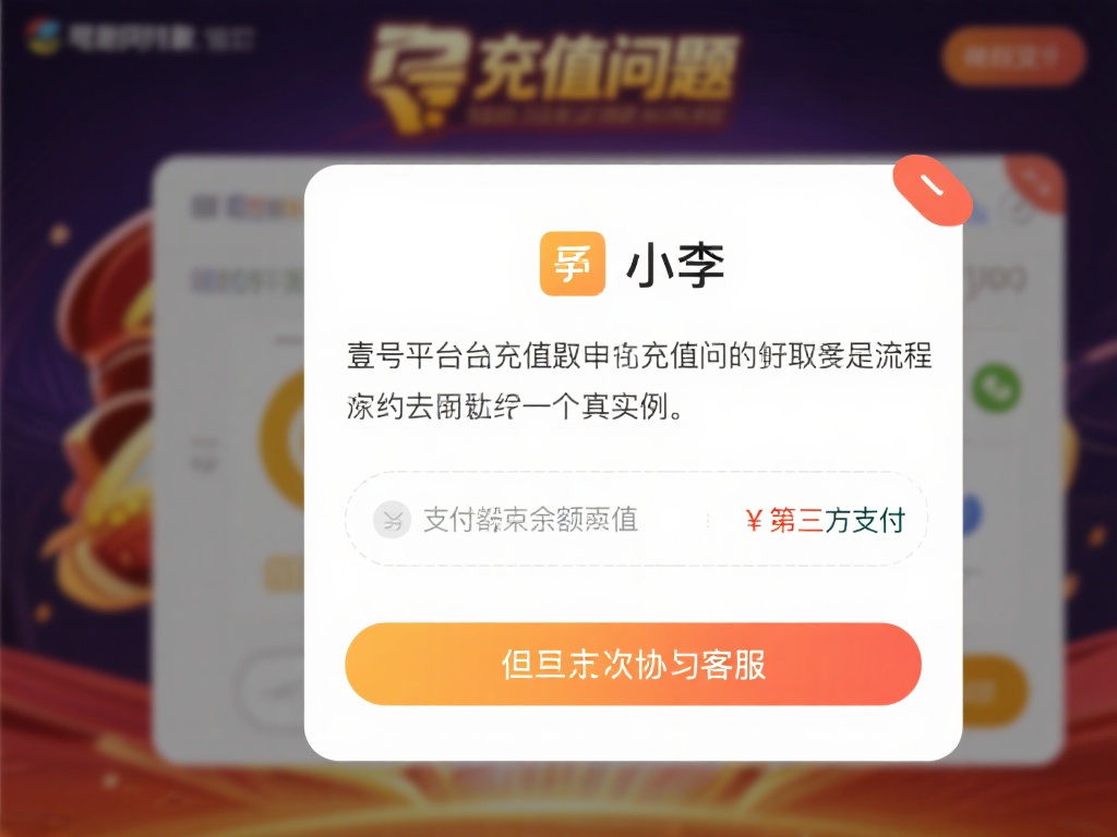 为了让大家更直观地了解充值问题的处理流程，我们分享