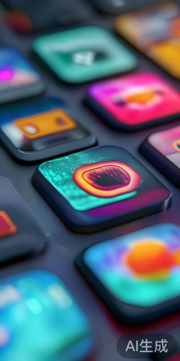 在激烈的市场竞争中，一个设计独特、易于识别的应用图